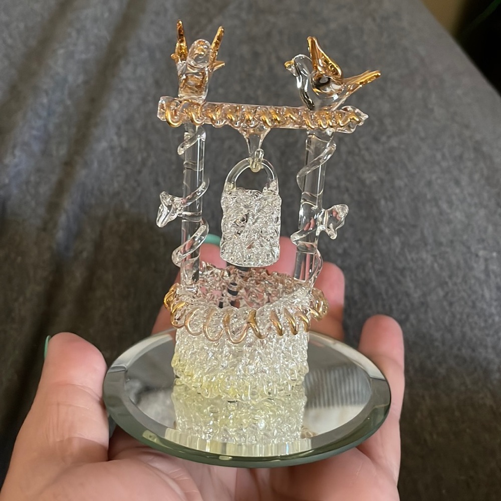 Crystal well figurine